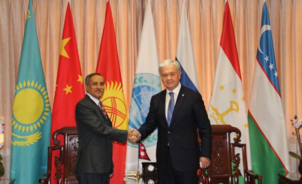 上海合作组织秘书长会见尼泊尔驻华大使