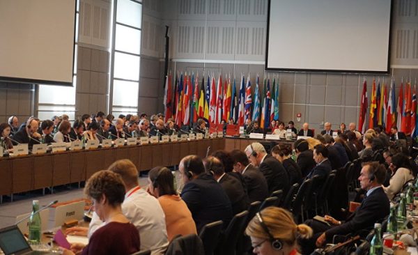 拉·阿利莫夫:“上合组织不是军事集团, 但将继续加强彻底铲除恐怖主义的机制建设”—上合组织秘书长在欧安组织维也纳论坛上发言