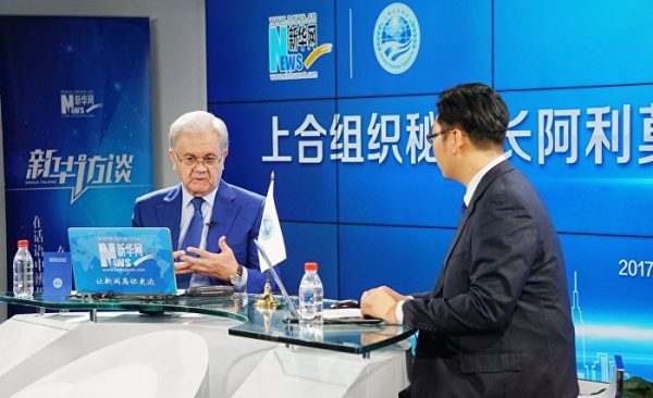 上海合作组织秘书长与新华网网友在线交流 共收到986个问题