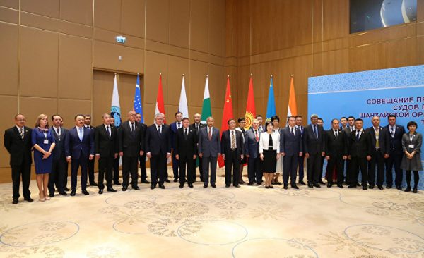 第十二次上海合作组织成员国最高法院院长会议联合声明