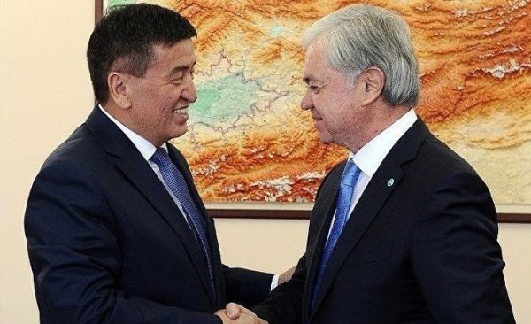 上合组织秘书长祝贺索·热恩别科夫当选吉尔吉斯共和国新任总统