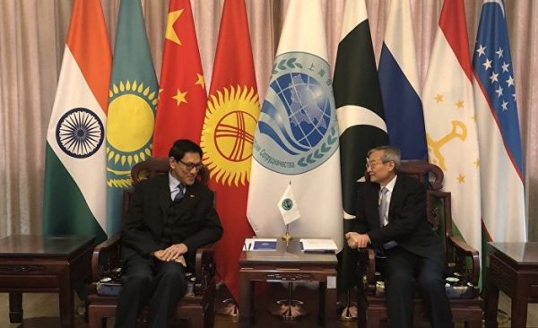 上海合作组织秘书长会见缅甸驻华大使