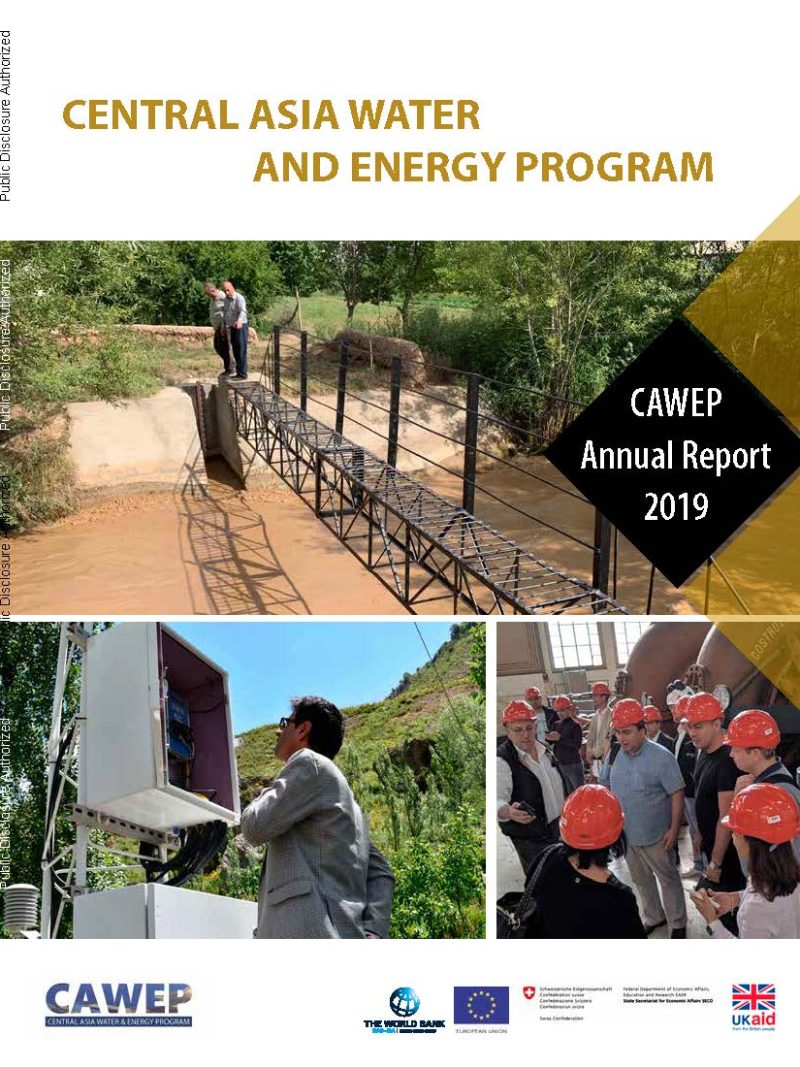 中亚水和能源计划:2019年年度报告 | Central Asia Water and Energy Program : Annual Report 2019