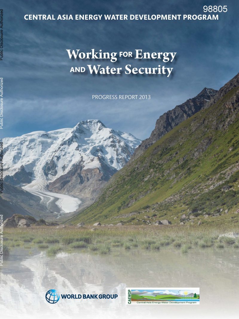 中亚水和能源计划：2013年年度报告 | Central Asia Water and Energy Program : Annual Report 2013